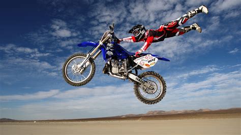 Обои мотоспорт, супермото, Фристайл мотокросс, трюк, велосипед грязи 4K ...