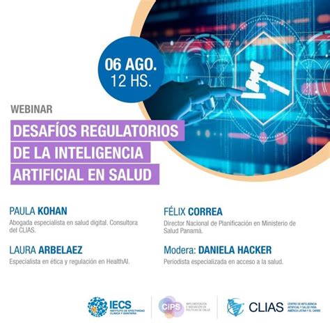 Webinar Desafíos Regulatorios de la IA en Salud CLIAS