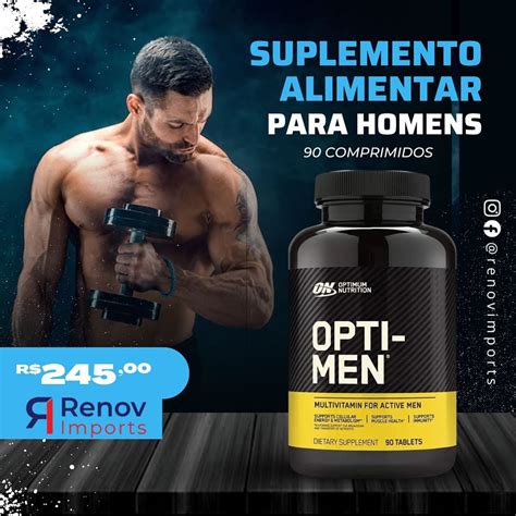 Qual O Melhor Suplemento Vitamínico Para Homens - Renov Imports - ️ Opti-Men da Optimum Nutriton é melhor complexo ...