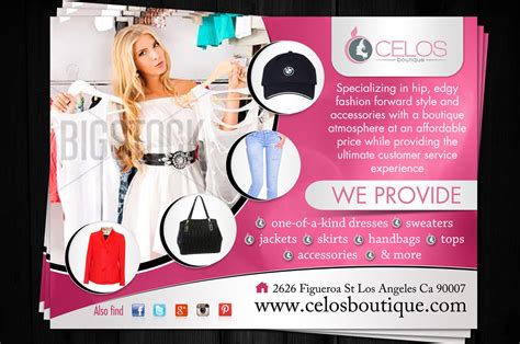 Feminine Modern Boutique Flyer Design For Perez Trading By Esolz