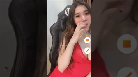 Mango Live Sexy Putri Nia Lingerie Orange Youtube