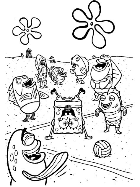 Spongebob Bikini Bottom Coloring Pages