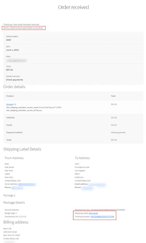 Shipping Calculator Purchase Shipping Label Tracking For Customers