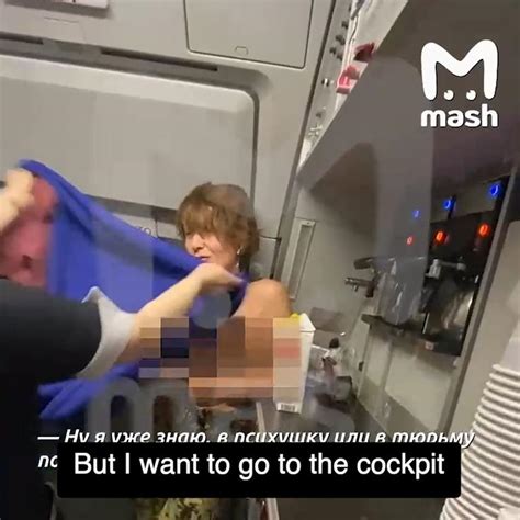 Russian Womans Naked Meltdown On Aeroflot Flight News Au Australias Leading News Site