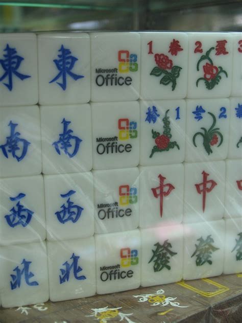 microsoft office mahjong edition (1) | mahjong set on displa… | Flickr