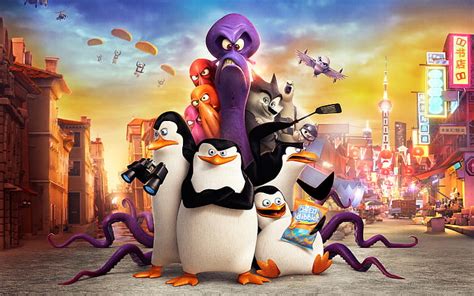 Hd Wallpaper The Penguins Of Madagascar Penguins Of Madagascar Classified Wallpaper Flare