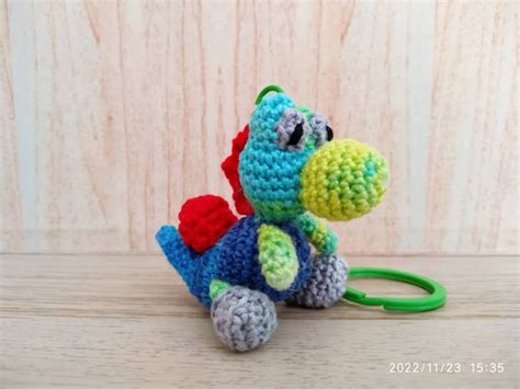 РУЧНАЯ РАБОТА Амигуруми Дино Йоши Динозавр Персонаж Животное - Etsy