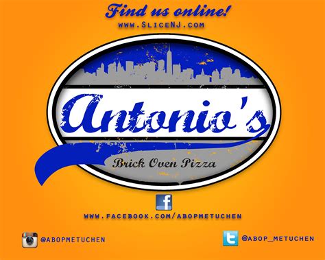Antonio's Brick Oven Pizza | Metuchen NJ