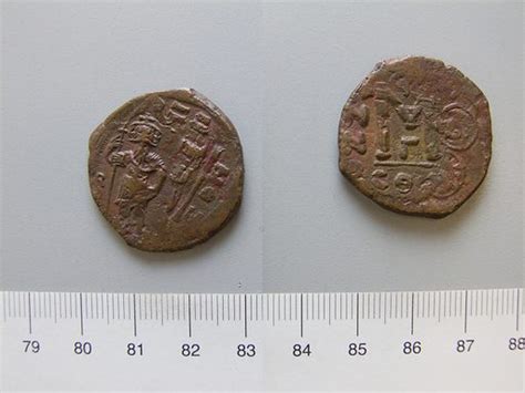 Follis Nummi Of Heraclius Emperor Of The Byzantine Empire Free