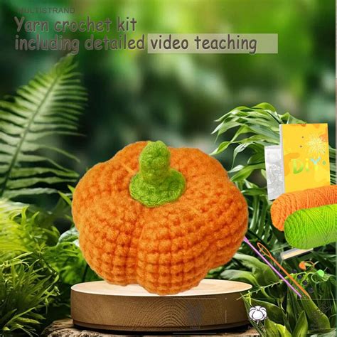 Diy Crochet Kit For Beginners Amigurumi Stuffed Plants T Animal