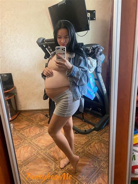 Pregnant Brunette In Sheer Pantyhose 13 Pics XHamster