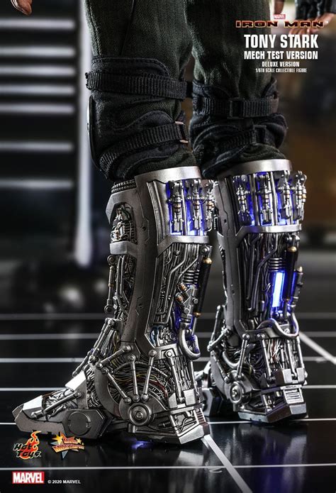 Tony Stark Mech Test Deluxe Version Marvel Scale Figure By Hot Toys Artofit