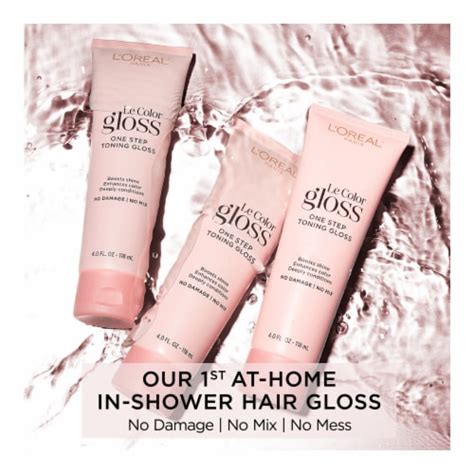 L Oreal Paris Le Color Gloss One Step Toning Gloss Cool Blonde Fl Oz Kroger