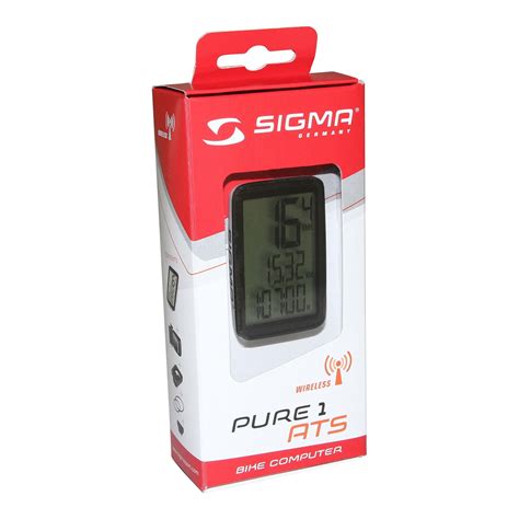 Compteur vélo Sigma Pure 1 ATS sans fil noir/blanc (5 fonctions ...