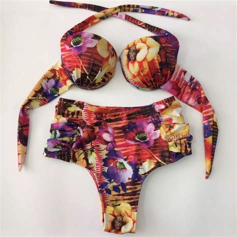Biquini Cintura Alta Hot Pants Cintura Alta Plus Size No Elo Melthan Lingerie E Moda Praia