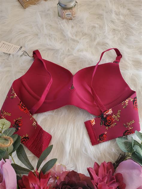 Soutien Gorge Rouge Fleuri Armature Yamelia Lingerie