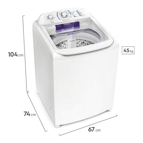 Máquina De Lavar Electrolux Sem Agitador - Máquina de Lavar Electrolux 14Kg Branca Premium Care com Cesto Inox e ...