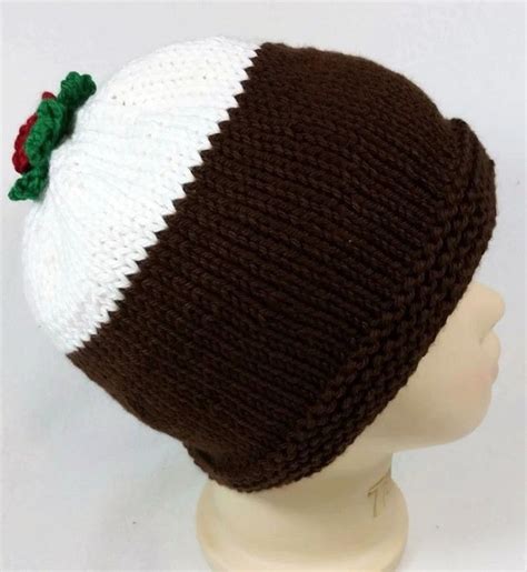 Christmas Pudding Hat Plum Pudding Hat Christmas Beanie Etsy