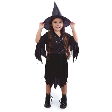 Fantasia De Bruxa Infantil - Fantasia Halloween De Bruxa Gigi Feiticeira Infantil Dia Das Bruxas