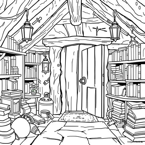 Random Coloring Page Generator