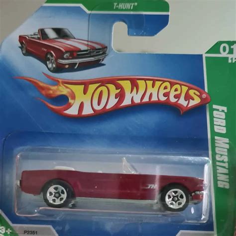 T Hunt Hot Wheels Ford Mustang Universo Hot Wheels