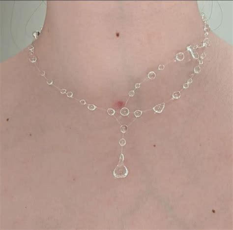 Drooljewel On Insta Water Droplet Necklace Girly Jewelry Dream