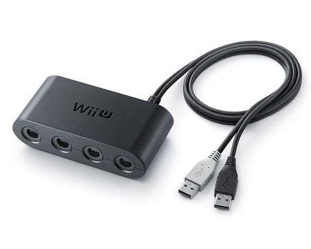 official gamecube controller adapter  wii
