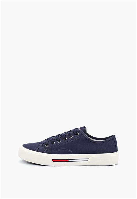 Кеды Tommy Jeans цвет синий Rtlacq818001 — купить в интернет