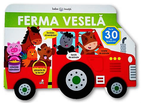 Bebe Invata Ferma Vesela Carte Cu Ferestruici