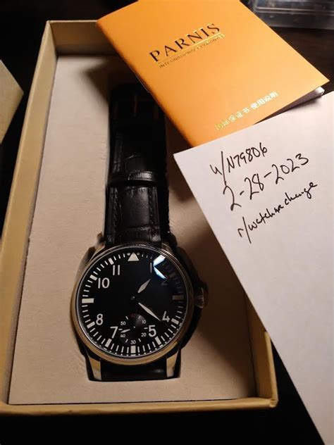 [WTS] $55 Parnis Flieger (Type A) Small seconds Manual 6498 (Reserved ...