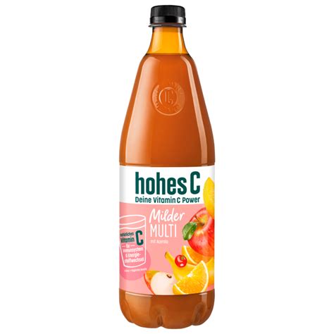 Hohes C Milder Multivitamin 100% Saft 1l bei REWE online bestellen!