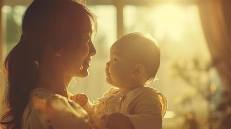 Premium Photo | A breastfeeding mother raising her child next to a ...