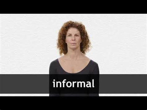 informal definition  meaning collins english dictionary