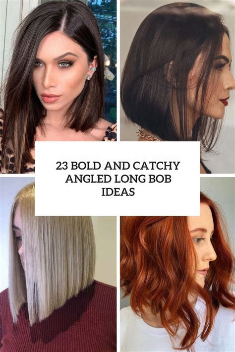 Long Angled Bob Hairstyle