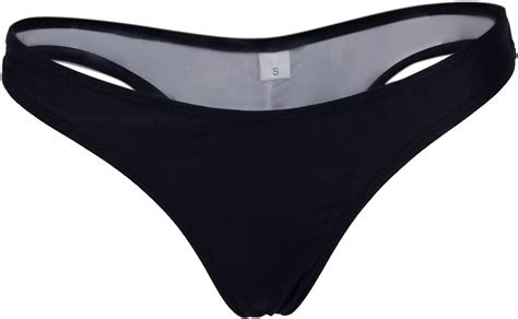 Buy Women Sexy Lady Brazilian V Style Ruched Ruffle Cheeky Bikini Bottom Thong Hot Summer