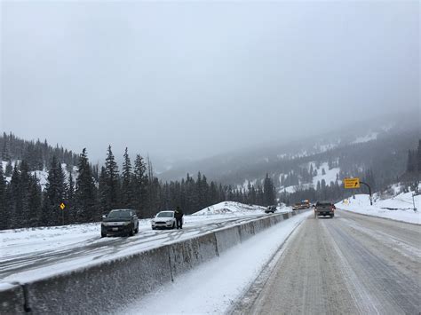 Vail Pass closed for 4 hours due to snowy conditions, powder day on the