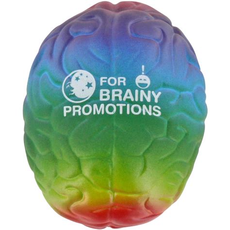 Custom Rainbow Brain Stress Ball