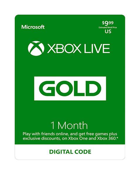 خرید اکانت ایکس باکس لایو یک ماهه ( Xbox Live Gold )