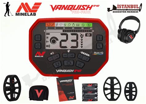 Minelab Vanquish 540 Pro Paket Dedektör - İstanbul Dedektör
