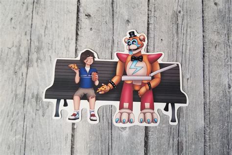 Fnaf Security Breach Glamrock Freddy Gregory Die Cut Matte Etsy Australia