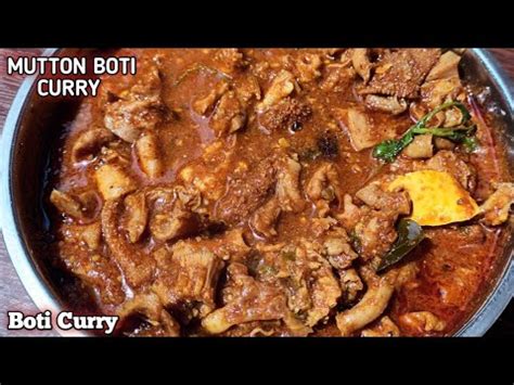 Hyderabadi Style Mutton Boti Curry Tasty Boti Curry How To