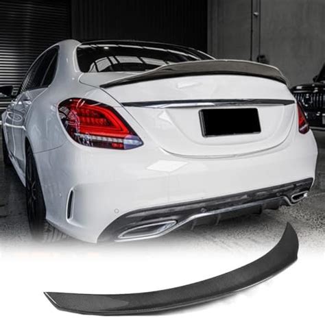 Amazon MCARCAR KIT W205 Carbon Fiber Trunk Spoiler For Mercedes