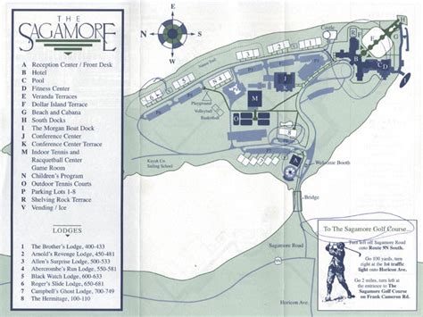 Map Of The Sagamore Resort Emma Norina