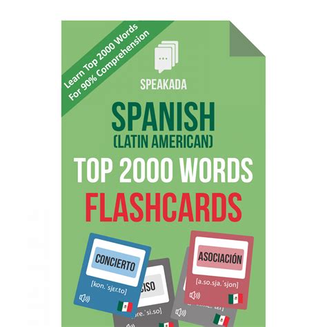 1000 Most Common Spanish Words List and Guide | SPEAKADA