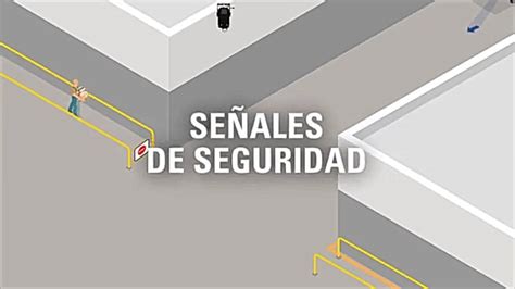 Señales de seguridad en pasillos y puntos ciegos Manejo De Materiales