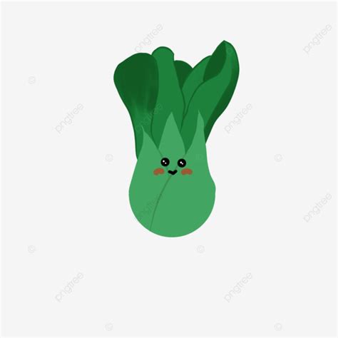 Dibujos Animados De Vegetales Pokcoy Png Pok Coy Verduras Verdura