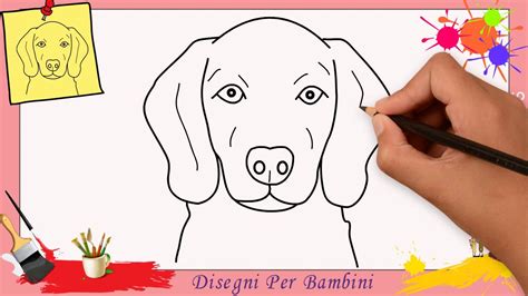 Come Disegnare Un Cane Facile Passo Per Passo Per Bambini Disegno