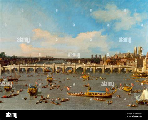 Westminster bridge painting hi-res stock photography and images - Alamy