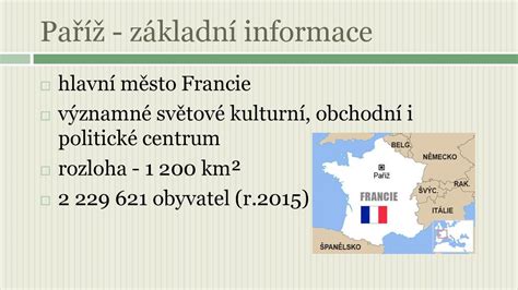 Paříž Veronika Nováková, 4.A. - ppt stáhnout