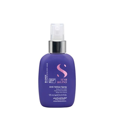 Alfaparf Milano Semi Di Lino Blonde Anti Yellow Spray Ml Spray Anti Jaune Hair Gallery